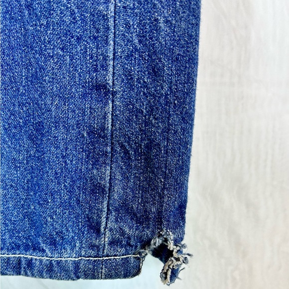 Men’s Indigo People Distressed Straight Leg Jeans Sz 34 x 32 - Picture 5 of 13